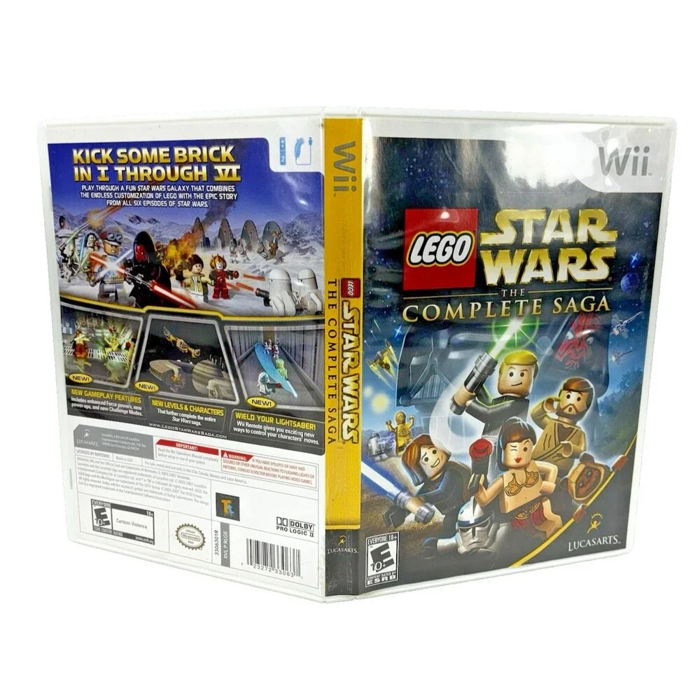LEGO Star Wars The Complete Saga Nintendo Wii 2007 Complete with Manual Tested